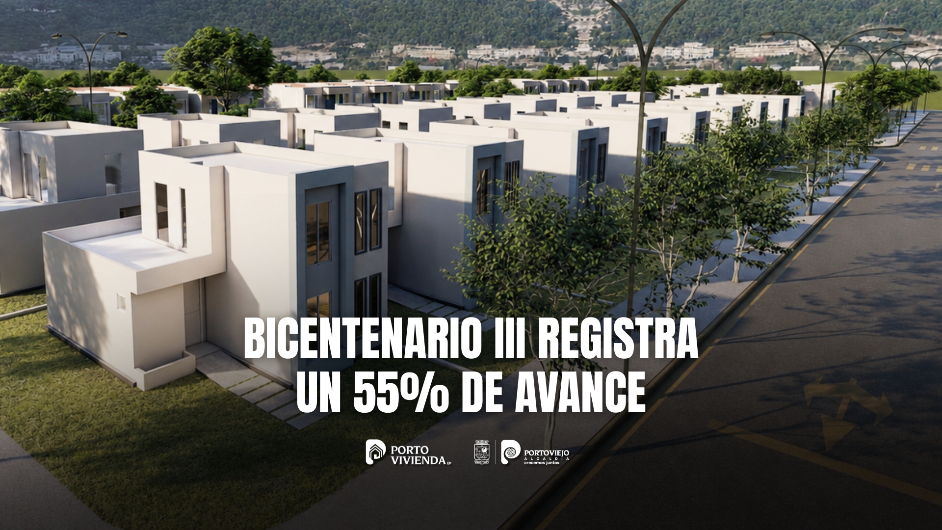 Bicentenario III al 55% de avance